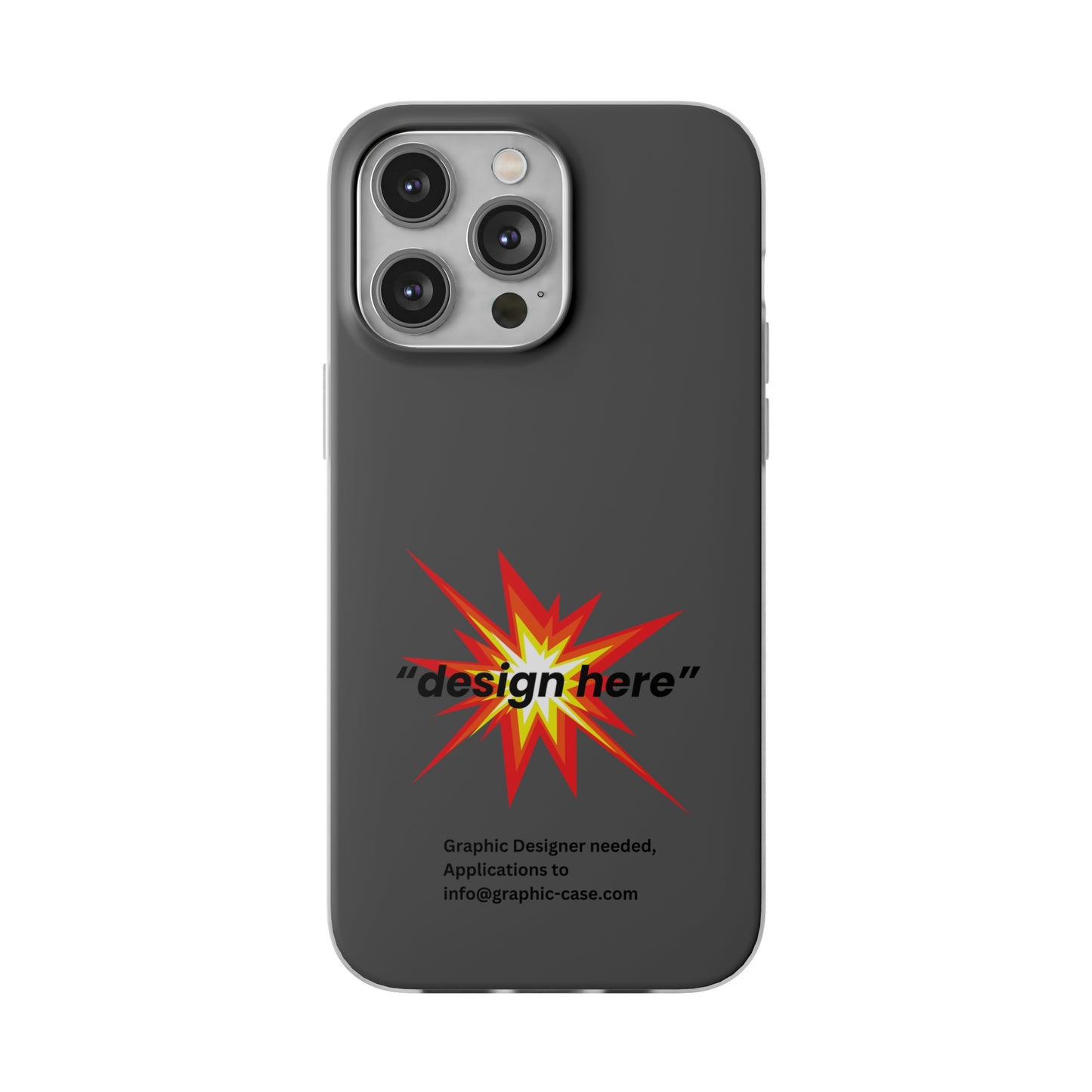 "Design here" High Quality Phone Case