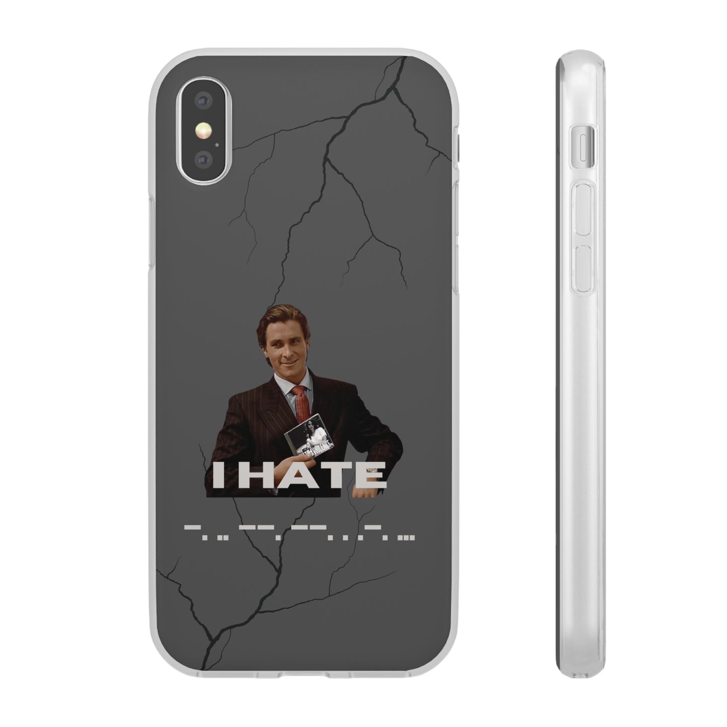 "I hate -. .. --. --. . .-. ... " High Quality Phone Case