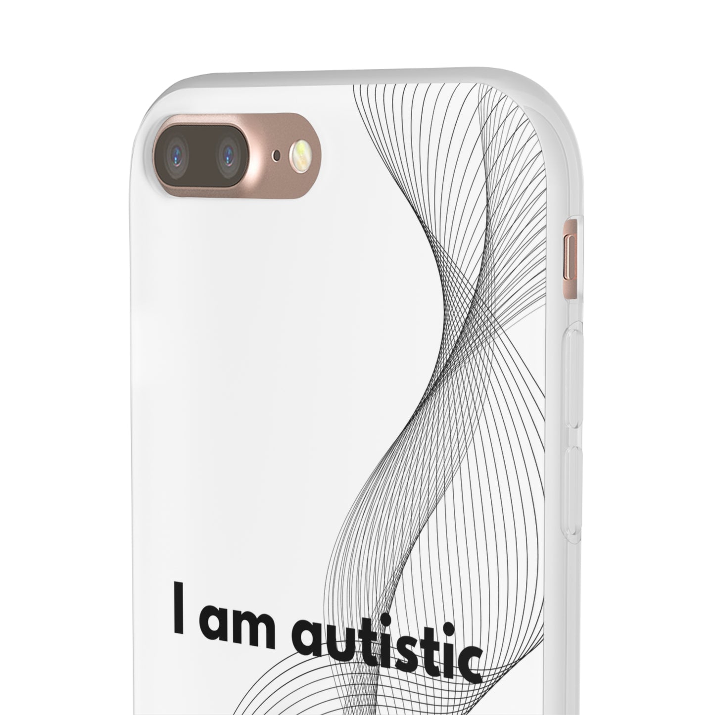 "I am autistic" High Quality Phone Case