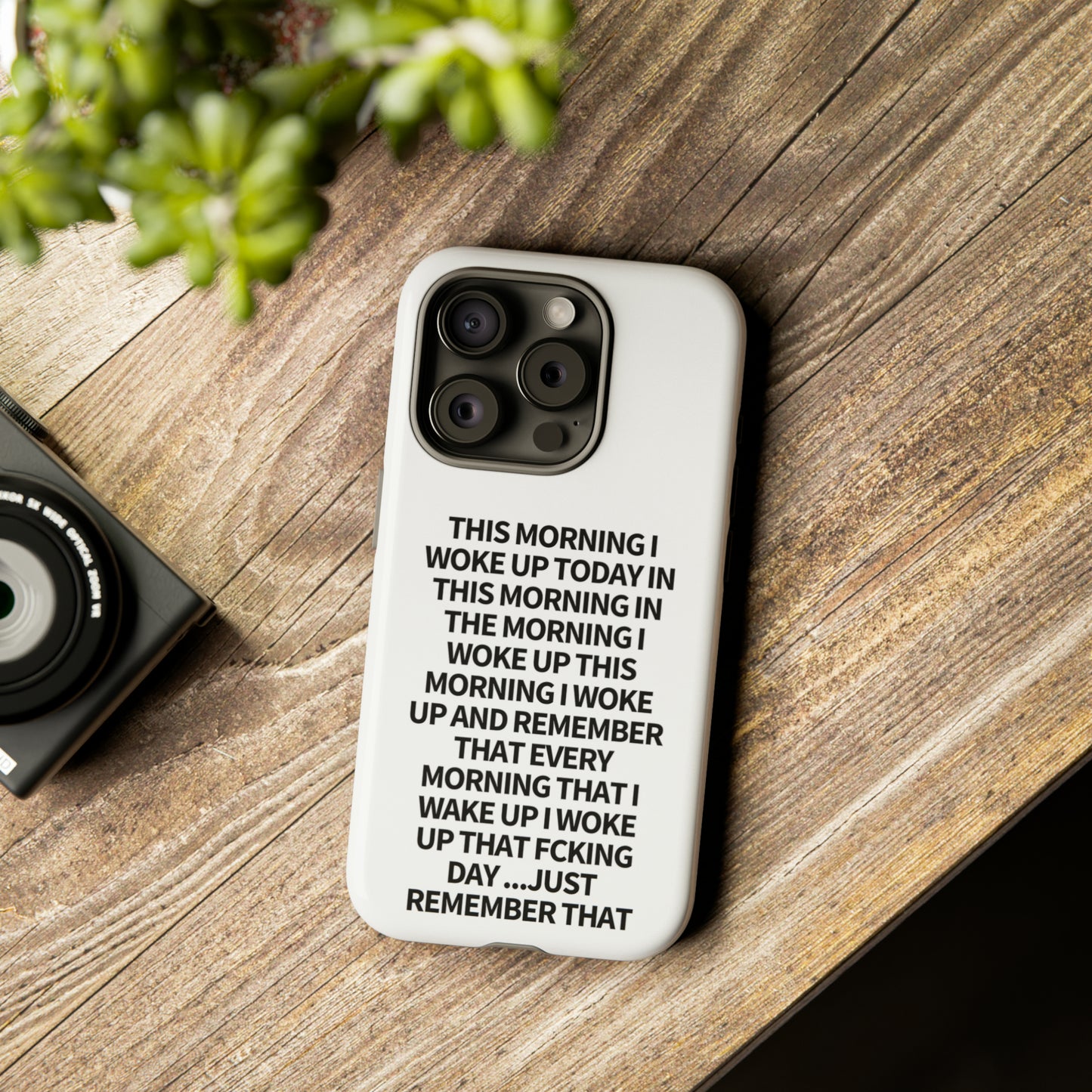 "THIS MORNING" Premium Quality Phone Case