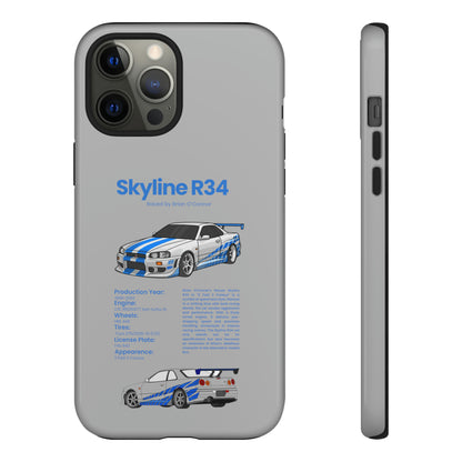 "Skyline R34" Premium Quality Phone Case