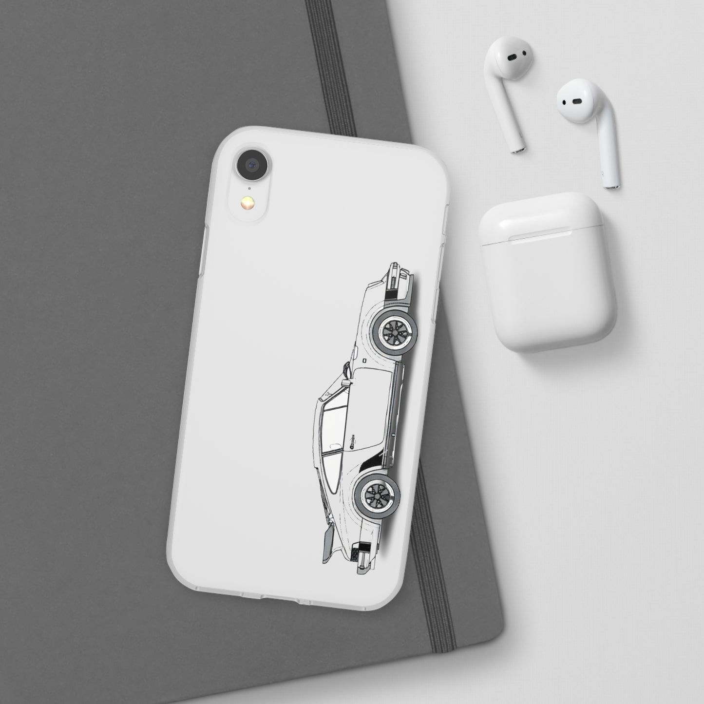 "Car Blueprint 2" High Quality Phone Case