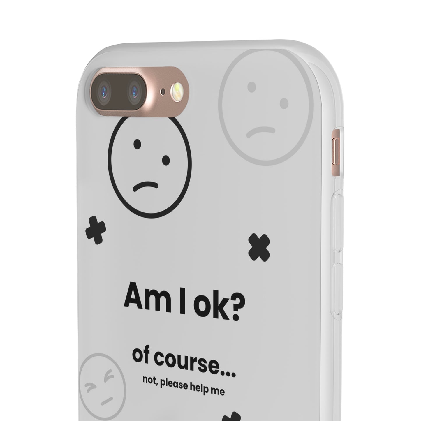 "Am I ok?" High Quality Phone Case