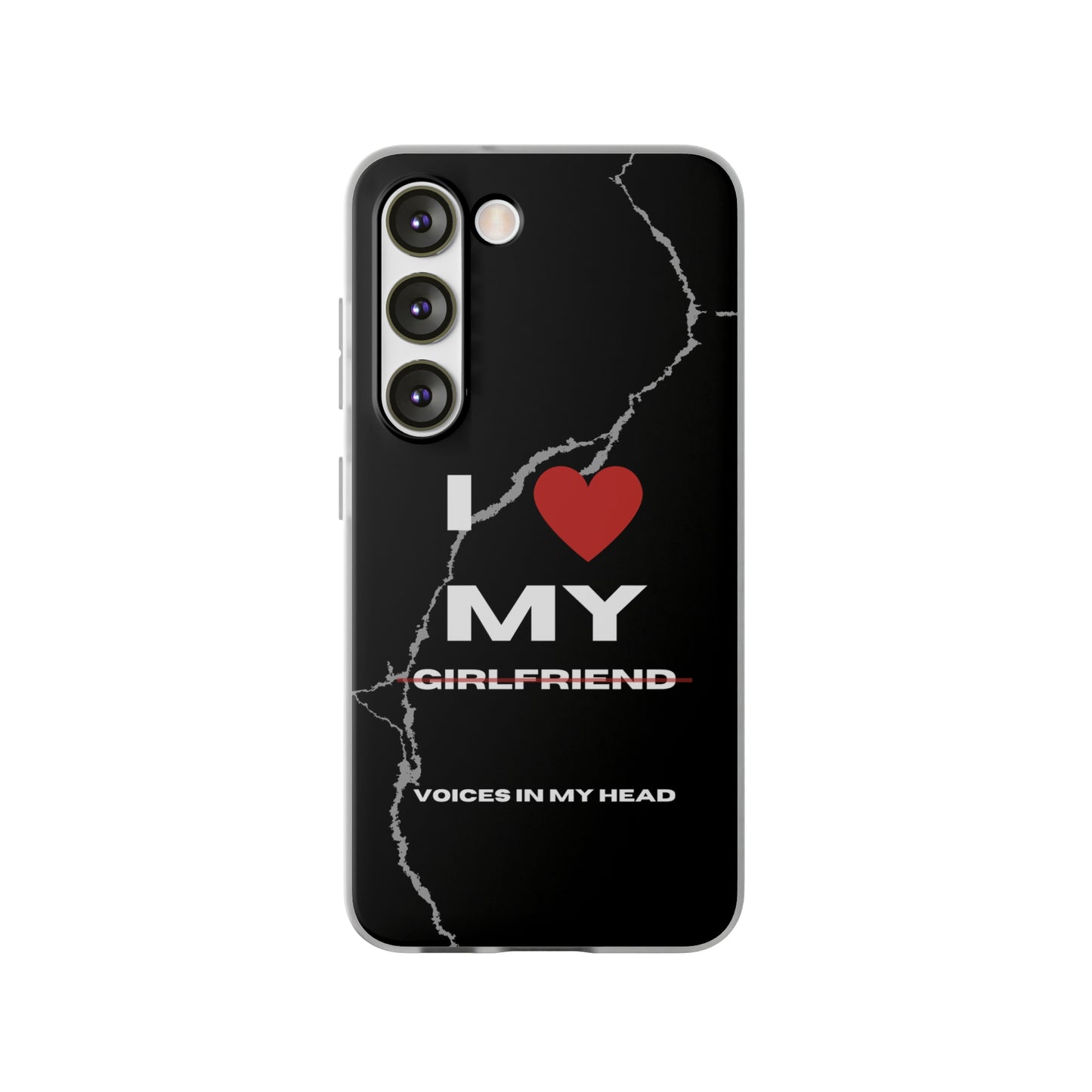 "I love my voices in my head" High Quality Phone Case