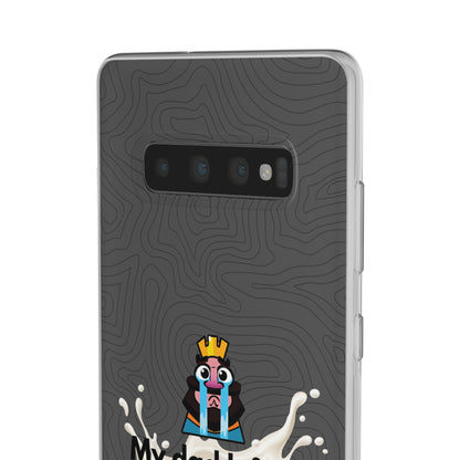 "My dad left to get milk" High Quality Phone Case