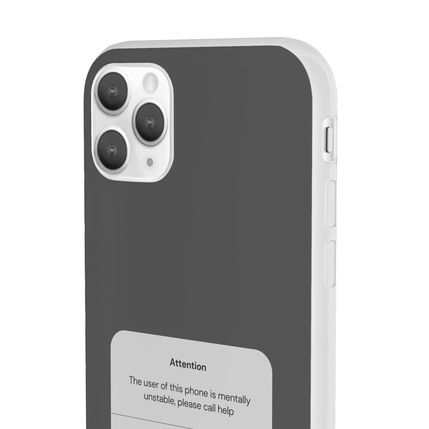 "Attention Notification" High Quality Phone Case