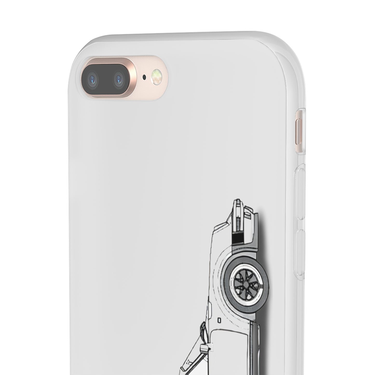 "Car Blueprint 2" High Quality Phone Case