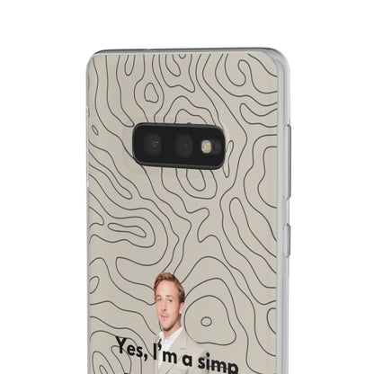 "Yes, I'm a simp" High Quality Phone Case