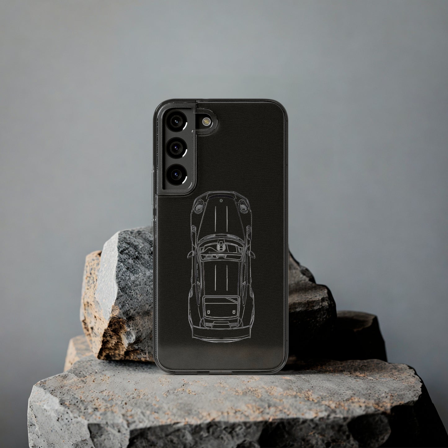 "Car Blueprint" High Quality Phone Case