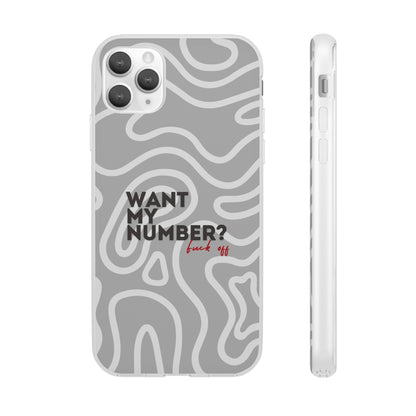 "Want my number?" High Quality Phone Case