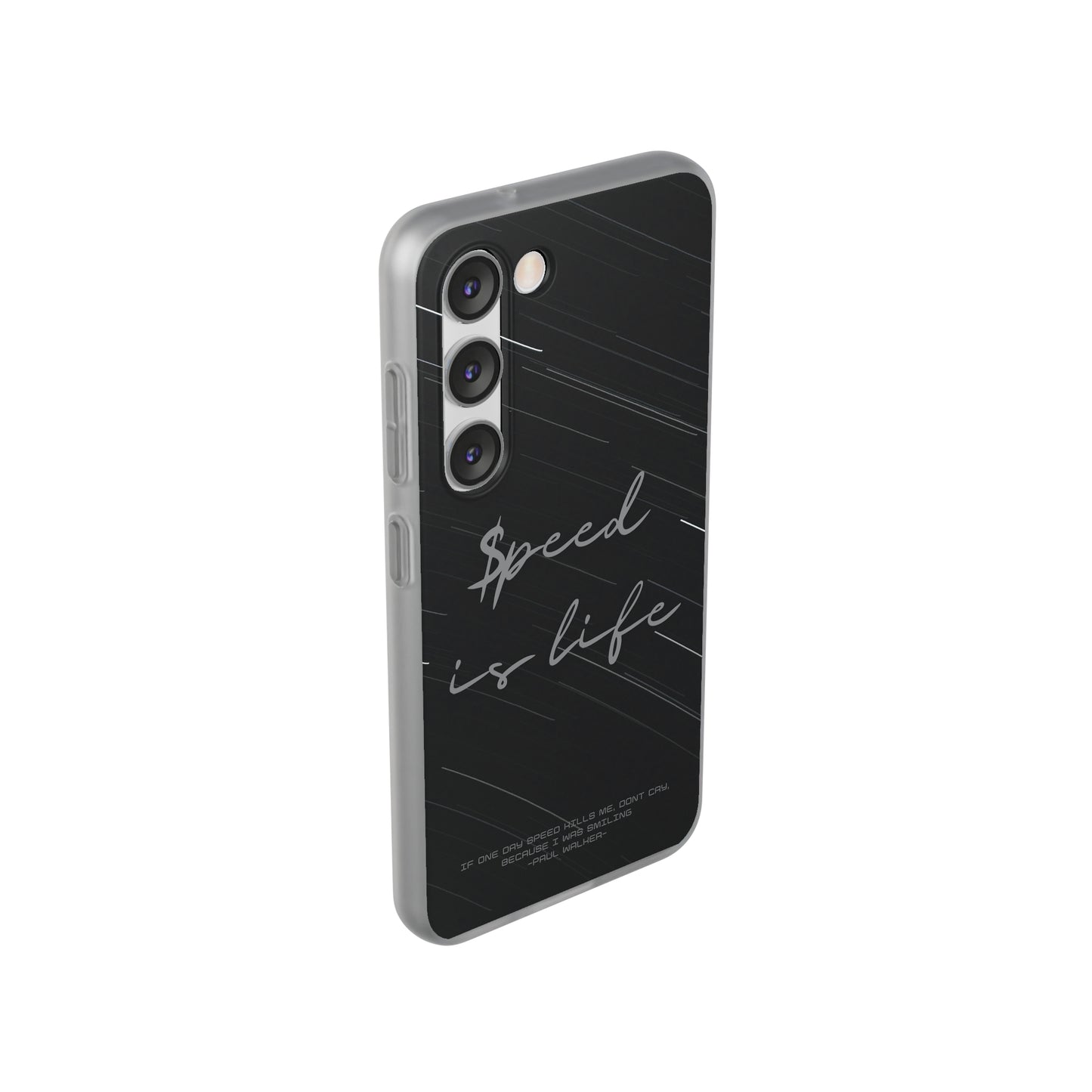 "Speed is life" High Quality Phone Case