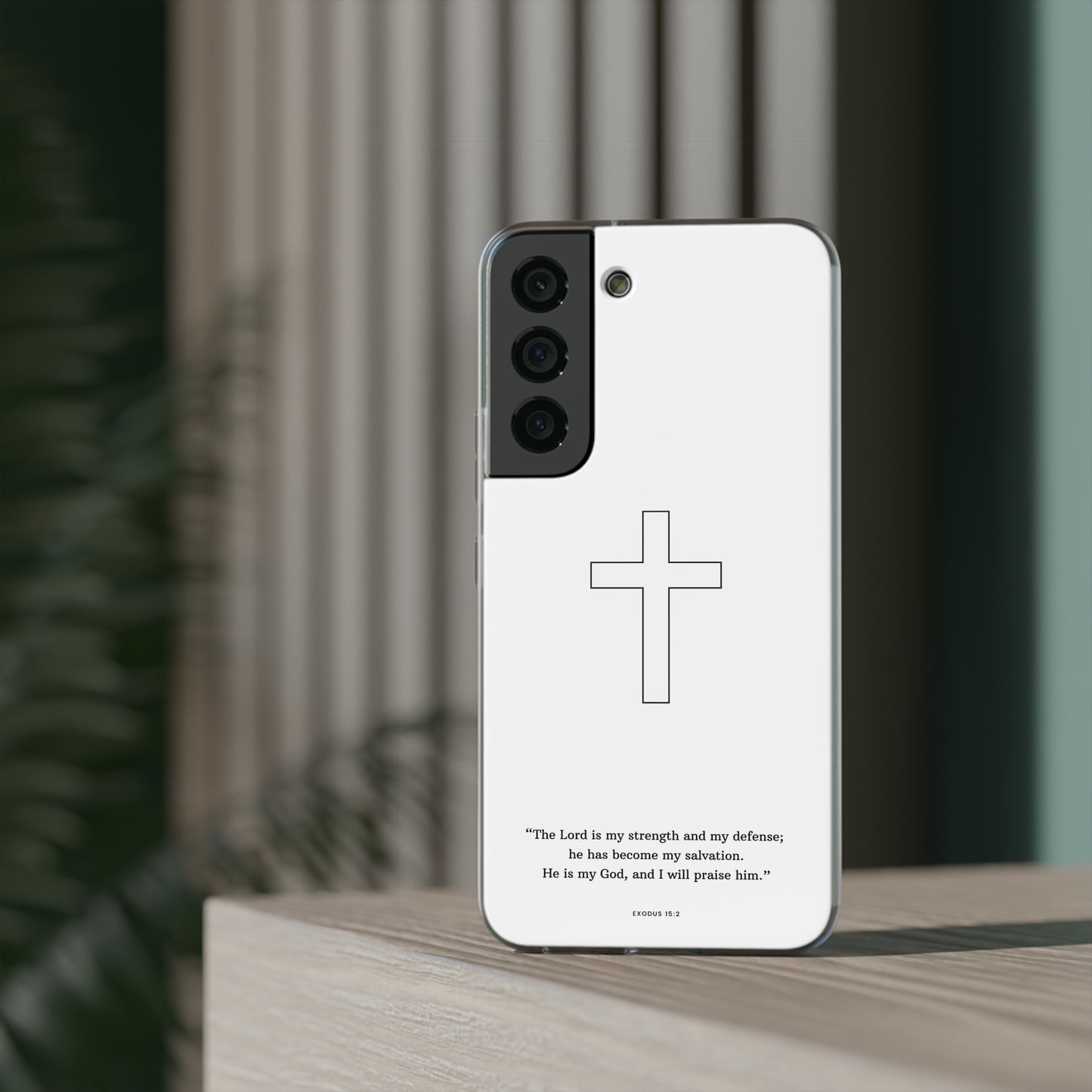 "Exodus 15:2" High Quality Phone Case