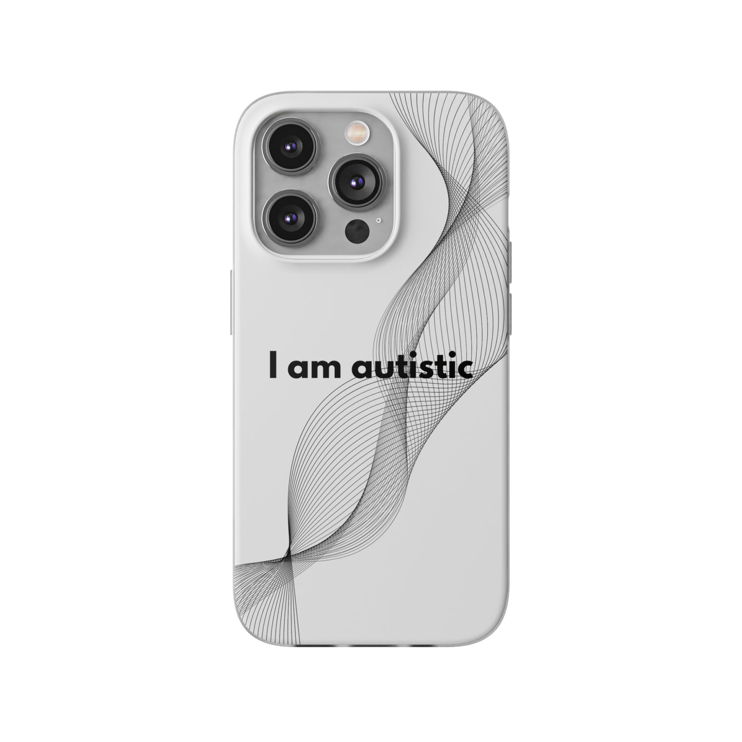 "I am autistic" High Quality Phone Case