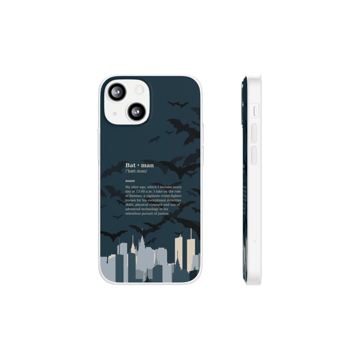 "Batman Definition" High Quality Phone Case