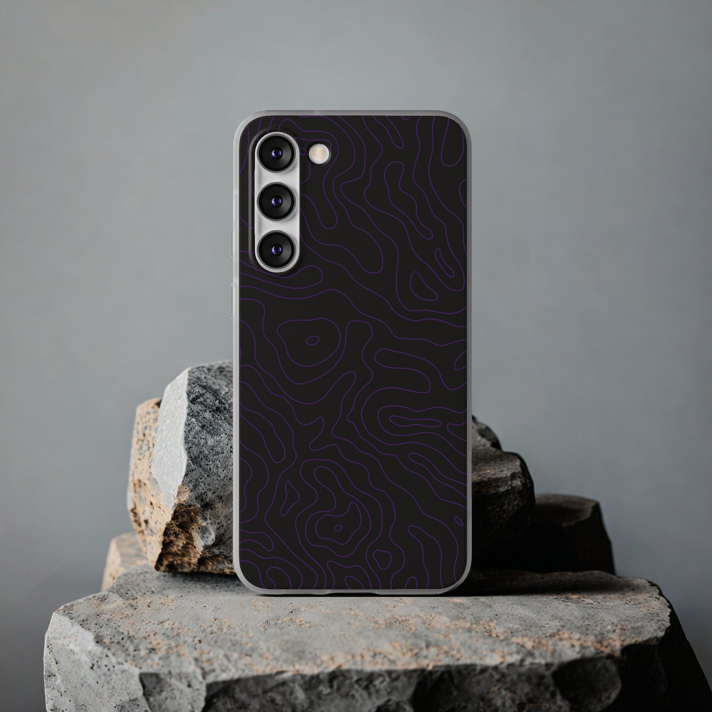 "Purple Topography" High Quality Phone Case