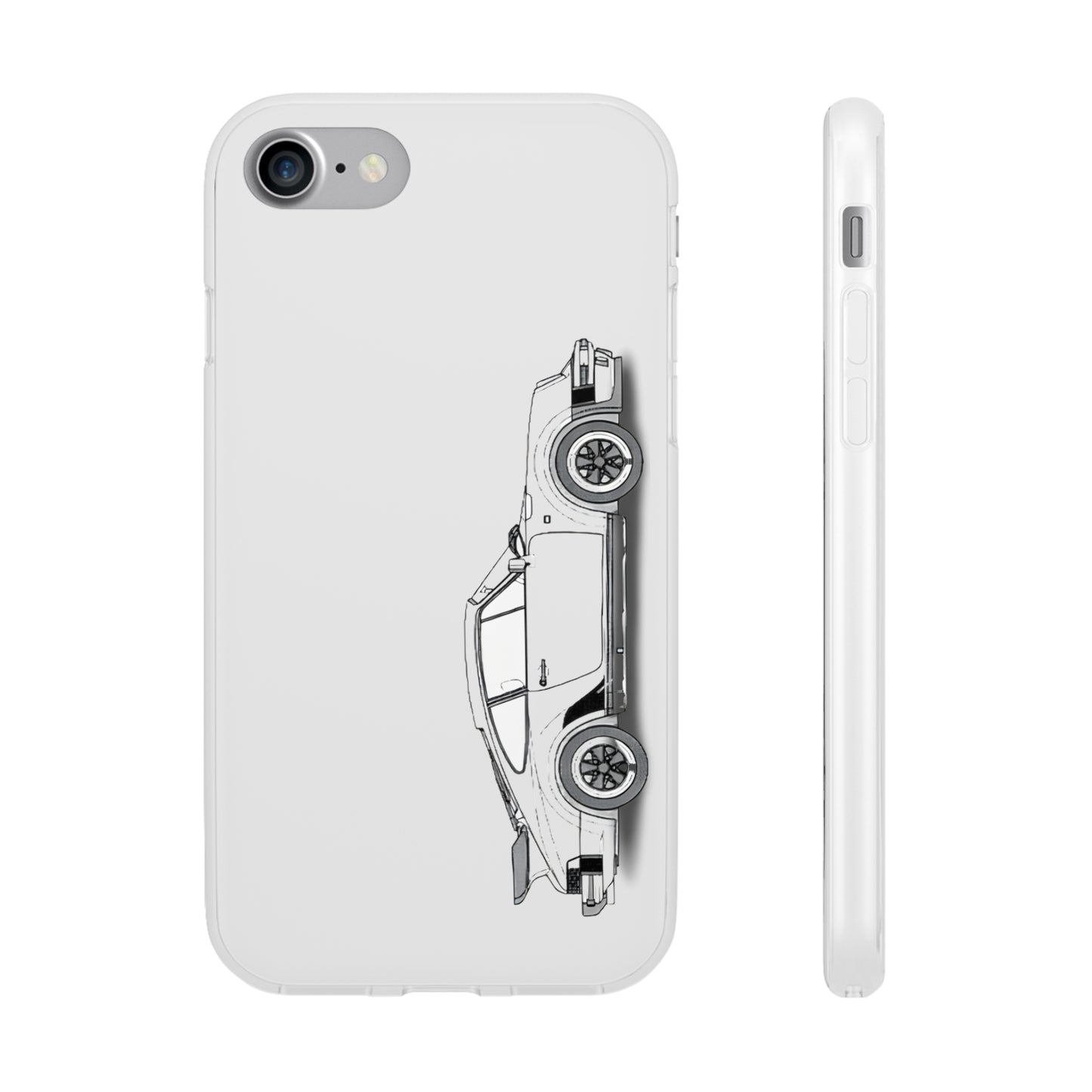 "Car Blueprint 2" High Quality Phone Case