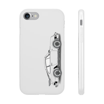 "Car Blueprint 2" High Quality Phone Case