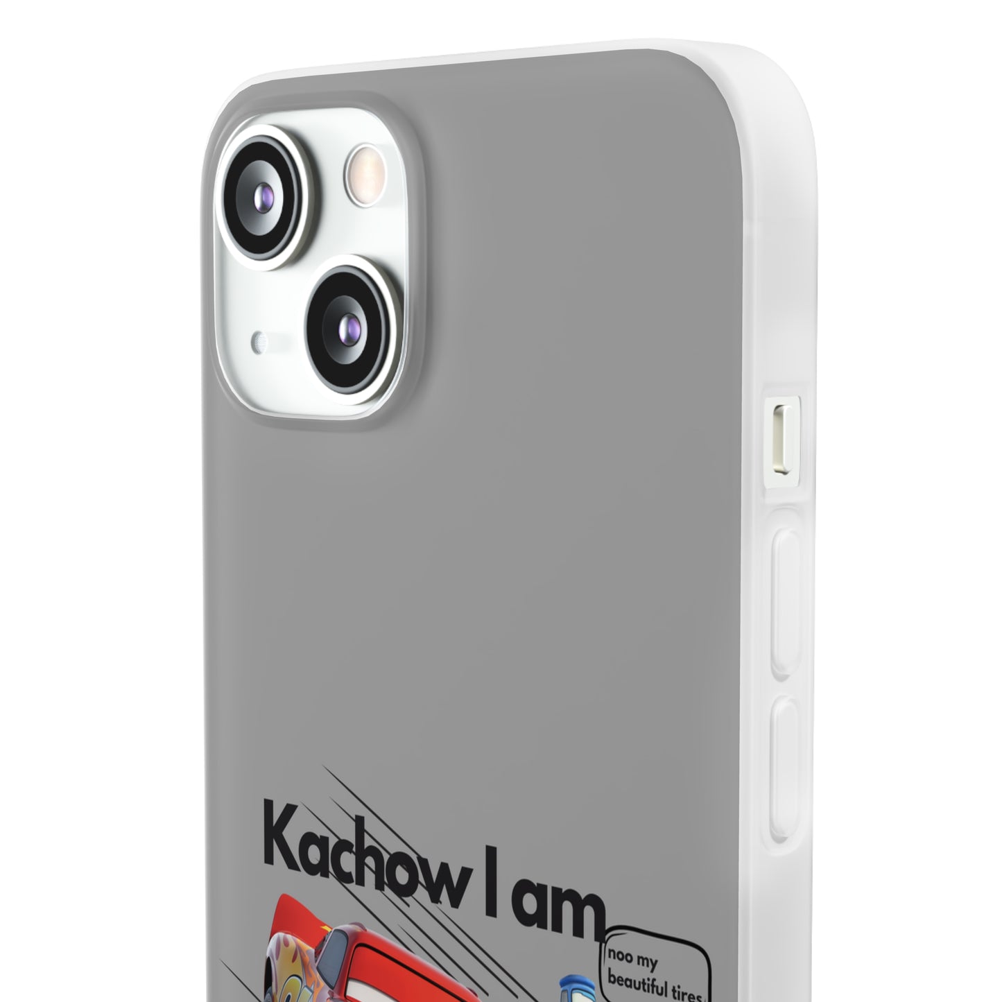 "Kachow into a tree" High Quality Phone Case