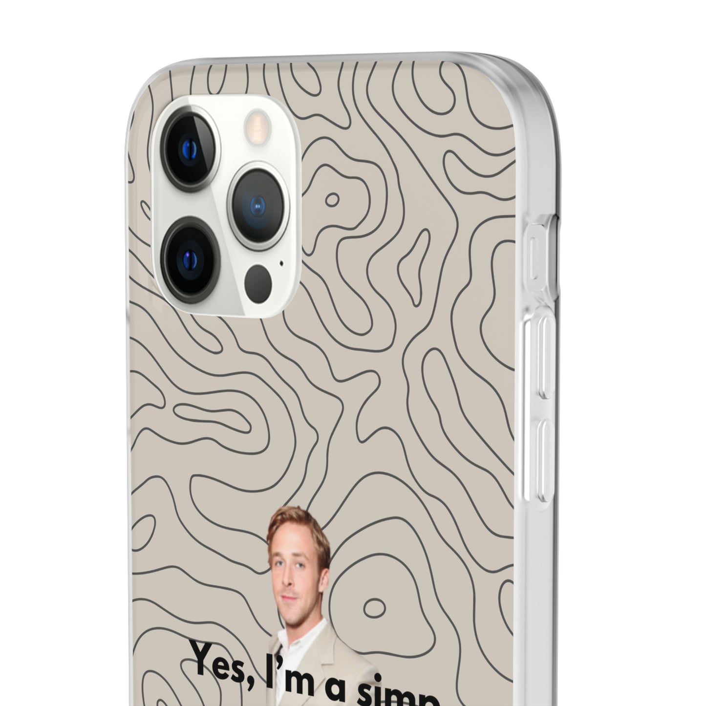 "Yes, I'm a simp" High Quality Phone Case