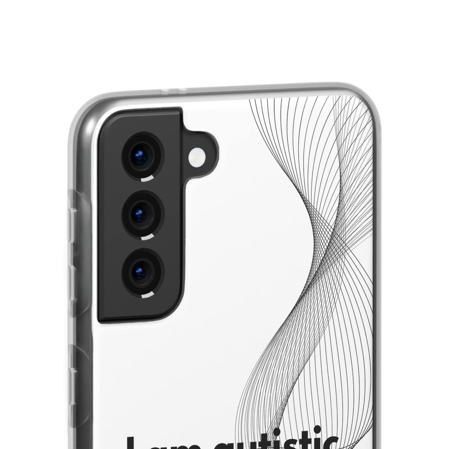 "I am autistic" High Quality Phone Case