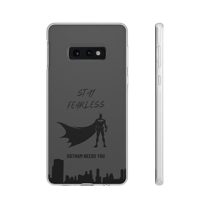 "Stay fearless, Gotham needs you" High Quality Phone Case