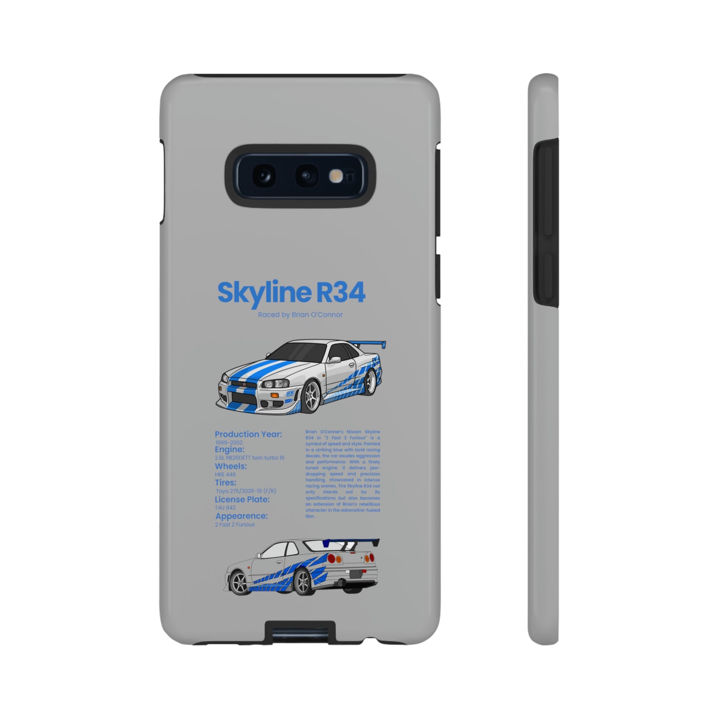 "Skyline R34" Premium Quality Phone Case