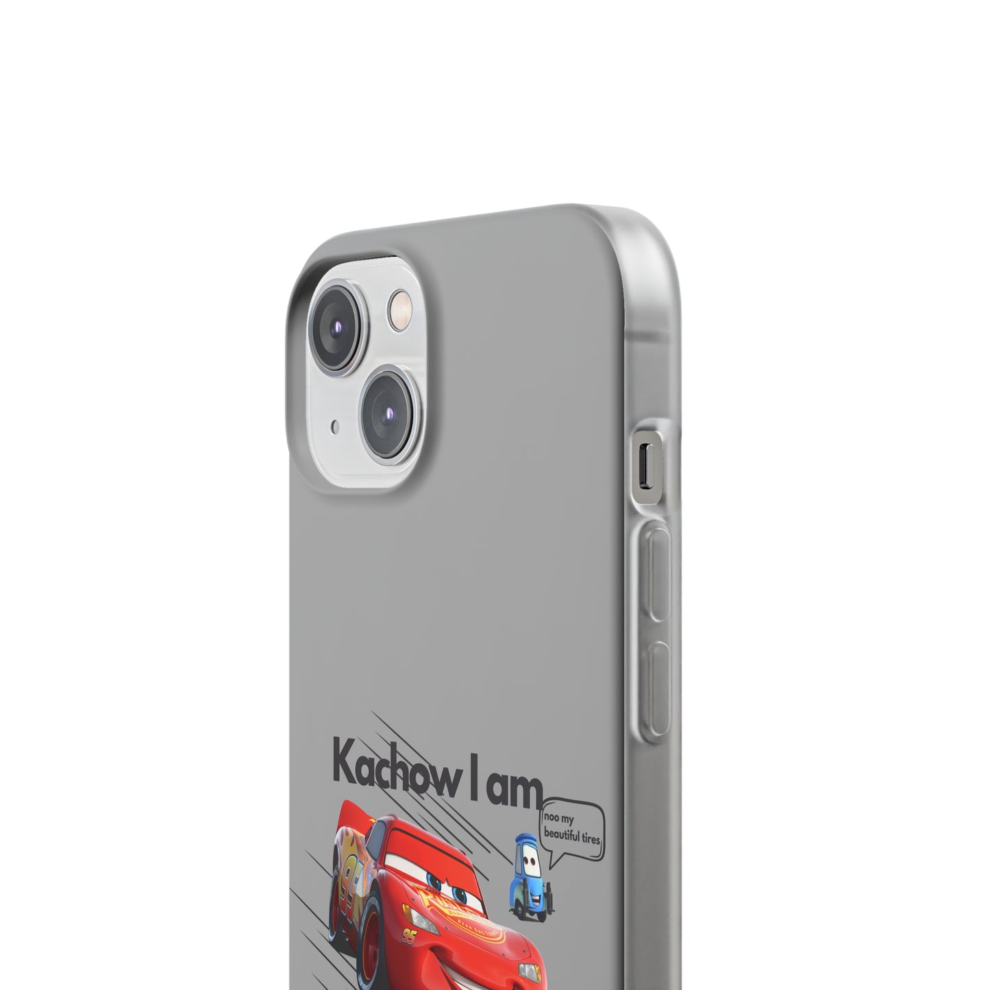 "Kachow into a tree" High Quality Phone Case