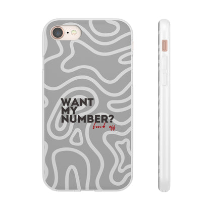 "Want my number?" High Quality Phone Case