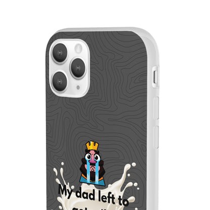 "My dad left to get milk" High Quality Phone Case