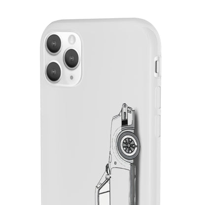 "Car Blueprint 2" High Quality Phone Case