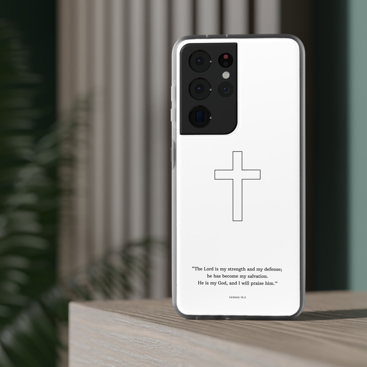 "Exodus 15:2" High Quality Phone Case