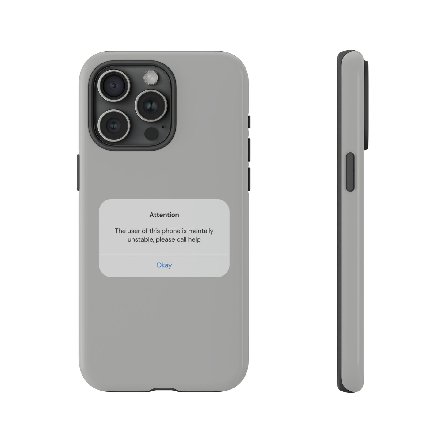 "Attention Notification" Premium Quality Phone Case