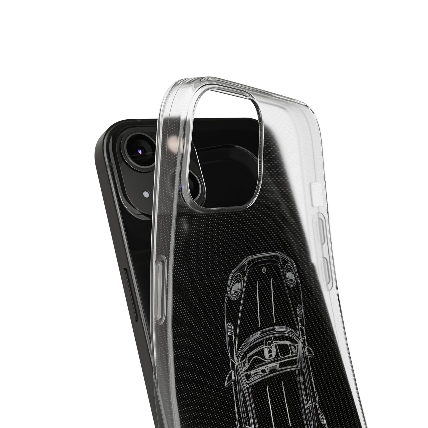 "Car Blueprint" High Quality Phone Case