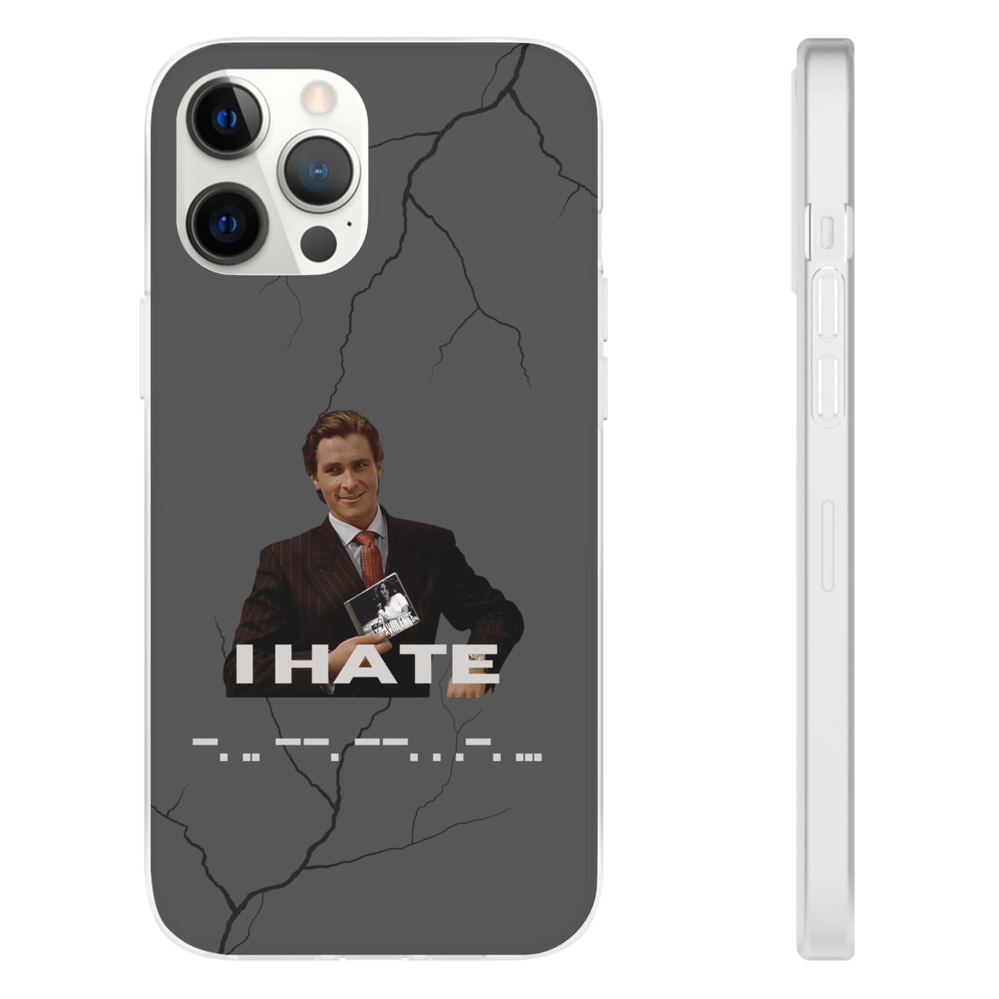 "I hate -. .. --. --. . .-. ... " High Quality Phone Case