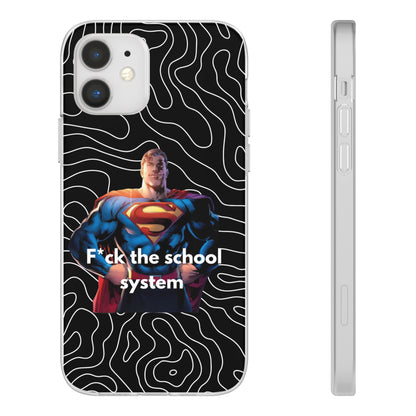 "F*ck the school system" High Quality Phone Case