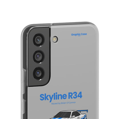 "Skyline R34" High Quality Phone Cases