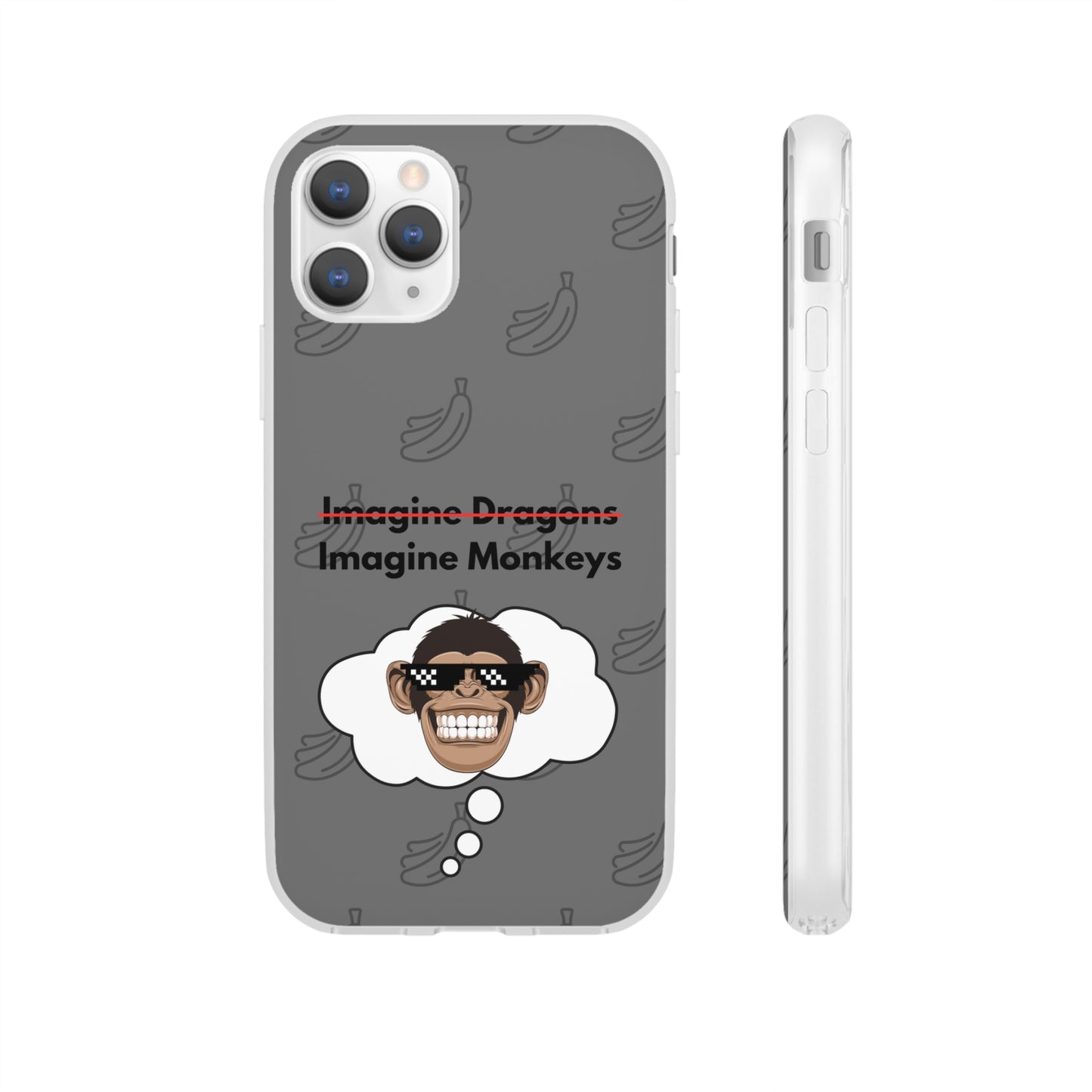 "Imagine Monkeys" High Quality Phone Case