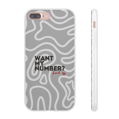 "Want my number?" High Quality Phone Case