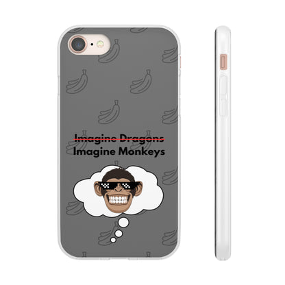 "Imagine Monkeys" High Quality Phone Case