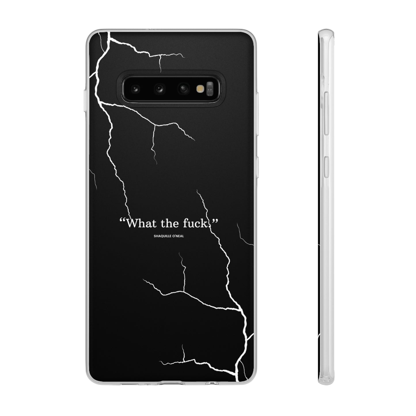 "What the fuck quote" High Quality Phone Case