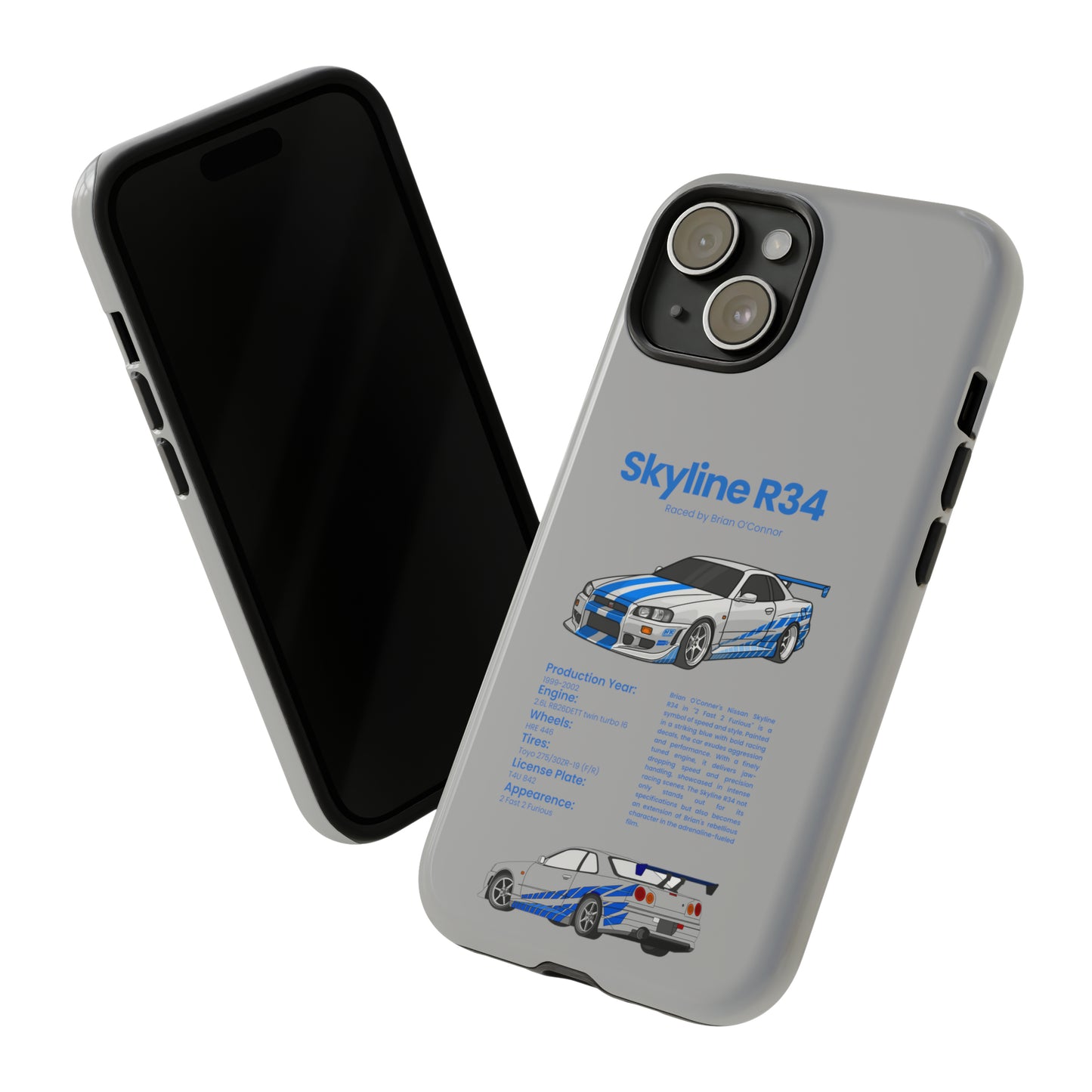 "Skyline R34" Premium Quality Phone Case