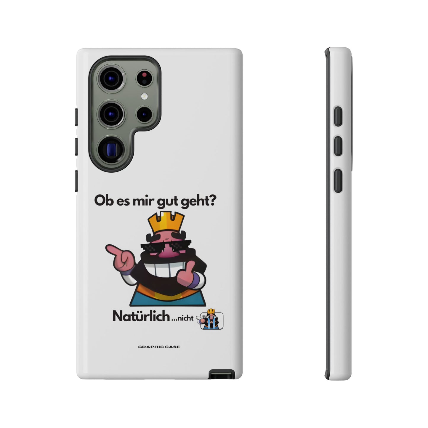 "Ob es mir gut geht?" Premium Quality Phone Case