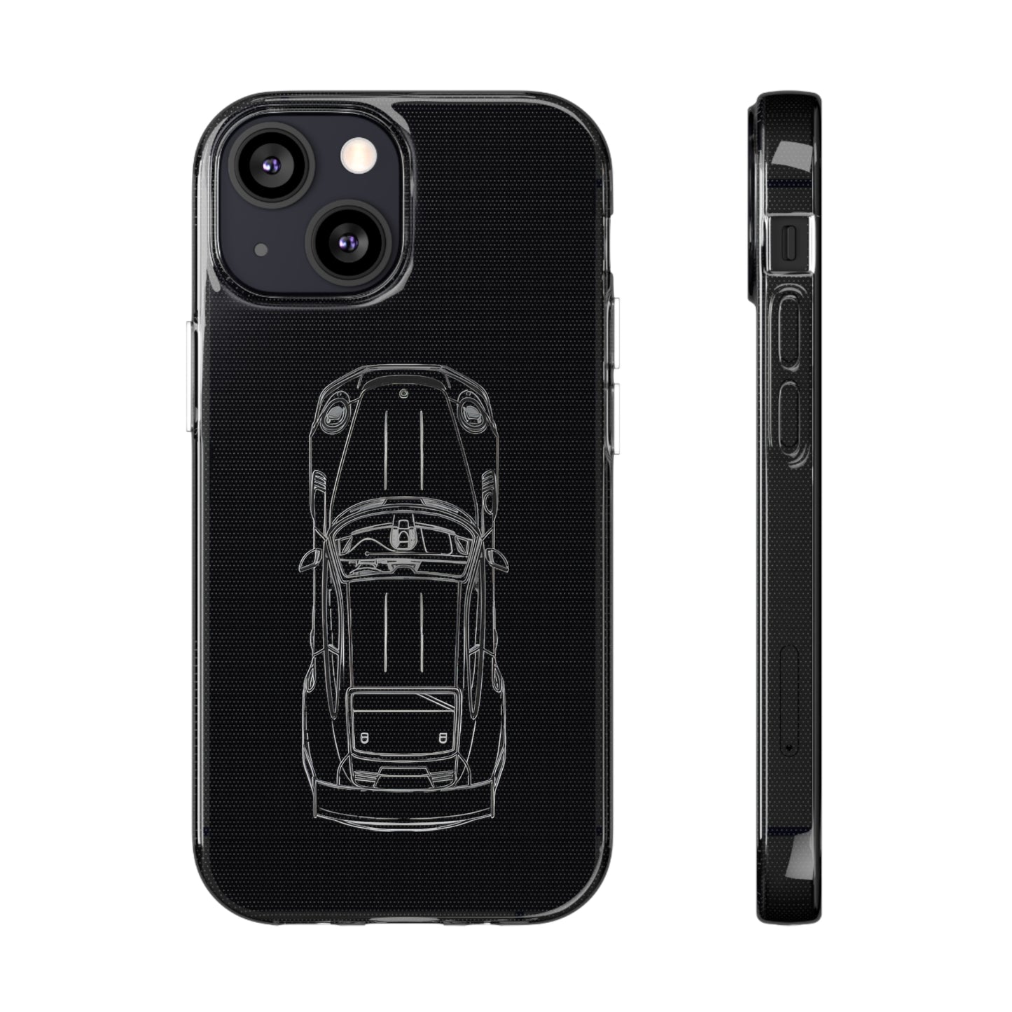 "Car Blueprint" High Quality Phone Case