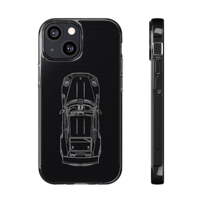 "Car Blueprint" High Quality Phone Case