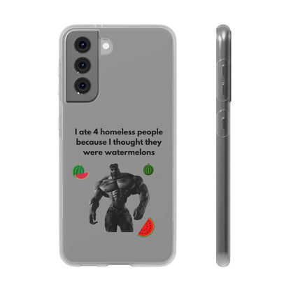 "I ate 4 homeless people" High Quality Phone Cases