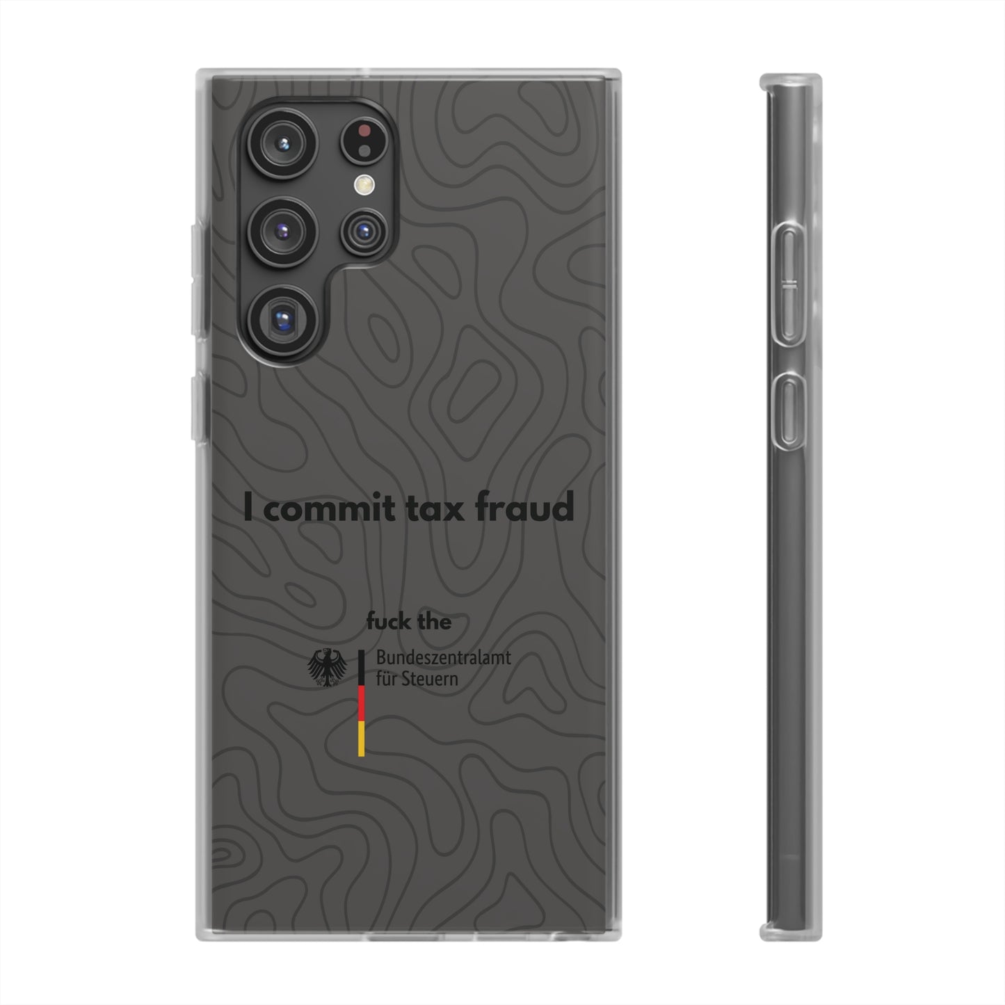 "I commit tax fraud" High Quality Phone Case