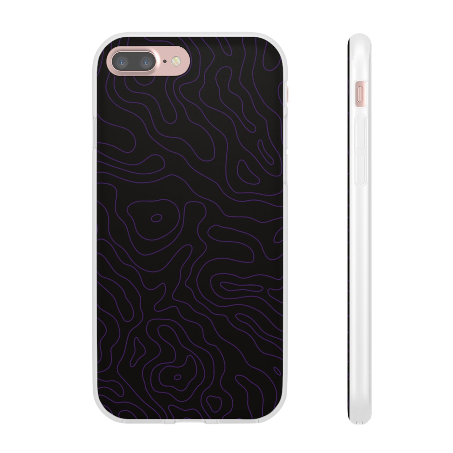 "Purple Topography" High Quality Phone Case