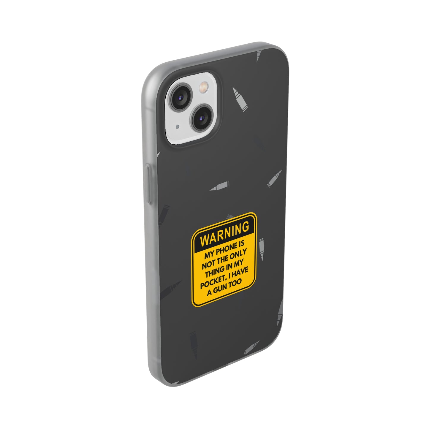 "Warning, my phone is not the only thing in my pocket" High Quality Phone Case