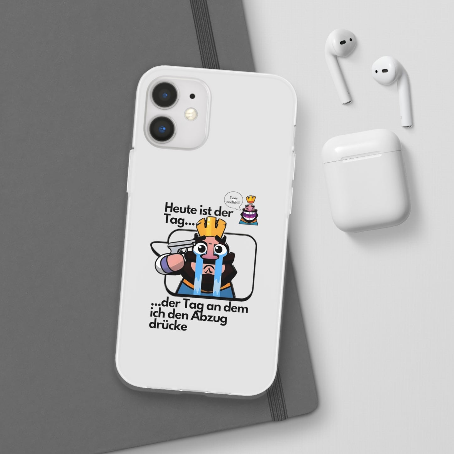 "Heute ist der Tag ... der Tag an dem ich den Abzug drücke" High Quality Phone Case