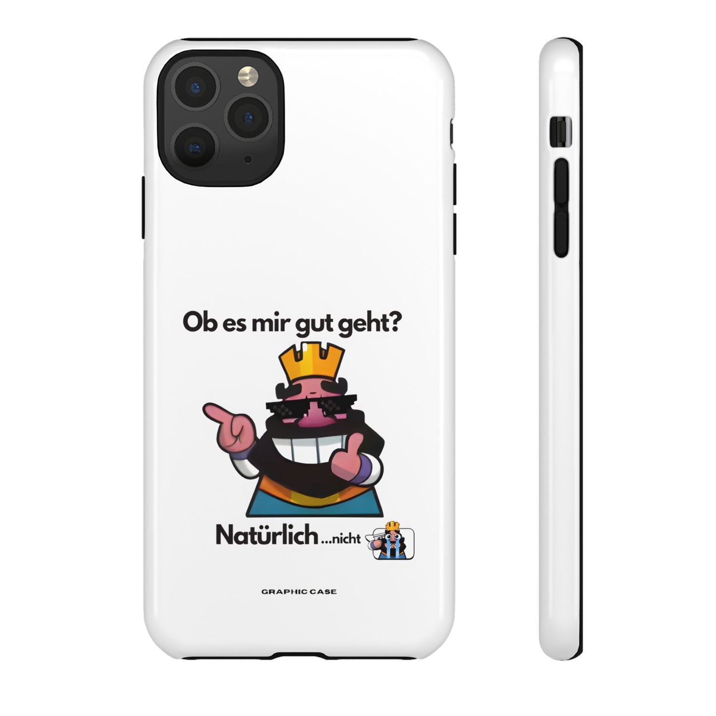 "Ob es mir gut geht?" Premium Quality Phone Case